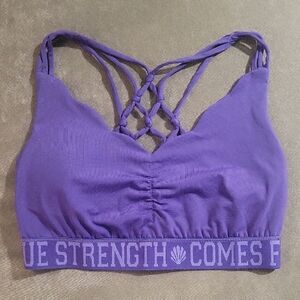 Disney Purple Sports Bra with Strappy Back